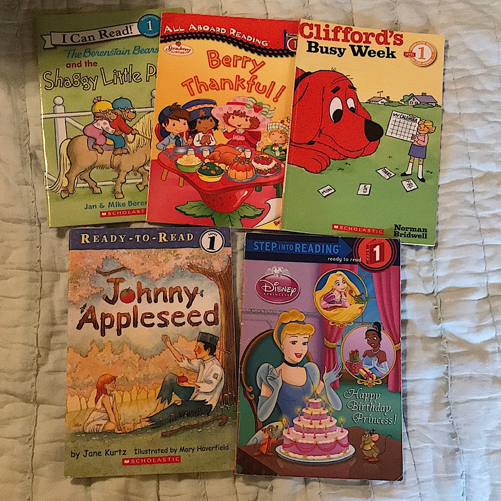 Step 1 reading books